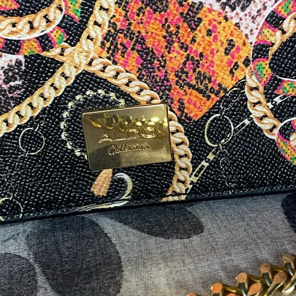 Aldo Black and Gold crossbody /shoulder bag 💼 nwt - Picture 3 of 8
